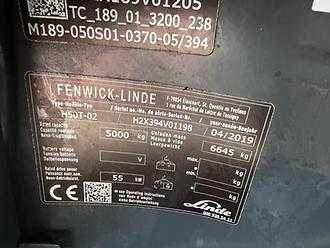 Wózki widłowe używane LINDE H50T-02 GAS VIERRADFRONTSTAPLER (13027611)
