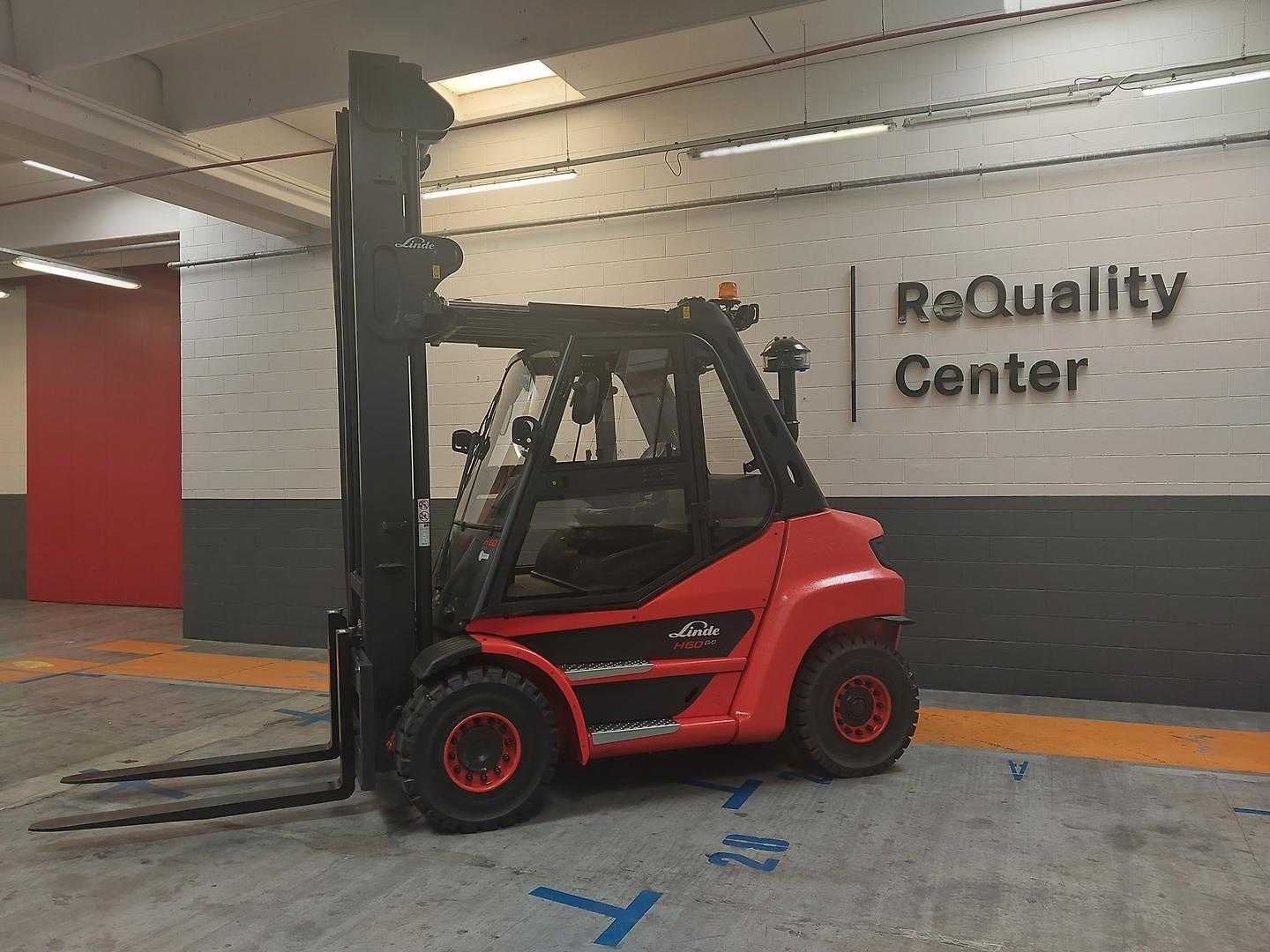 Wózki widłowe używane LINDE H60 DIESEL VIERRADFRONTSTAPLER (13063705)