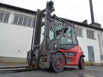 Wózki widłowe używane LINDE H60D-03 DIESEL VIERRADFRONTSTAPLER (12933964)