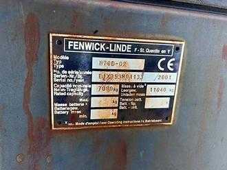 Wózki widłowe używane LINDE H70D DIESEL VIERRADFRONTSTAPLER (13069667)