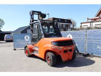 Wózki widłowe używane LINDE H80D-01/1100 DIESEL VIERRADFRONTSTAPLER (13041308)