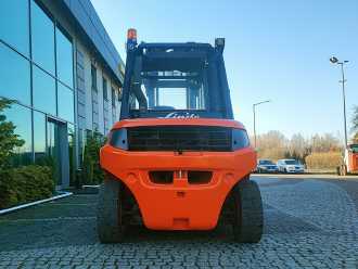Wózki widłowe używane LINDE H80D-02/900 DIESEL VIERRADFRONTSTAPLER (13005090)