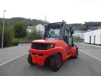 Wózki widłowe używane LINDE H80D-03/1100 DIESEL VIERRADFRONTSTAPLER (13068780)