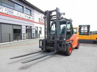 Wózki widłowe używane LINDE H80D-03/1100 Side shift , only 852 mth !!! DIESEL VIERRADFRONTSTAPLER (12999466)