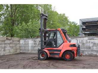 Wózki widłowe używane LINDE H80D-03 DIESEL VIERRADFRONTSTAPLER (13041192)