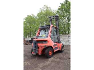 Wózki widłowe używane LINDE H80D-03 DIESEL VIERRADFRONTSTAPLER (13041192)