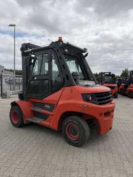 Wózki widłowe używane LINDE H80D-03 DIESEL VIERRADFRONTSTAPLER (13058003)