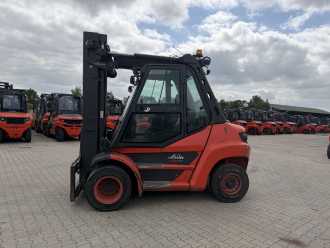 Wózki widłowe używane LINDE H80D-03 DIESEL VIERRADFRONTSTAPLER (13058003)