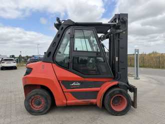 Wózki widłowe używane LINDE H80D-03 DIESEL VIERRADFRONTSTAPLER (13058003)