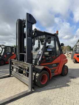 Wózki widłowe używane LINDE H80D-03 DIESEL VIERRADFRONTSTAPLER (13064889) backdrop