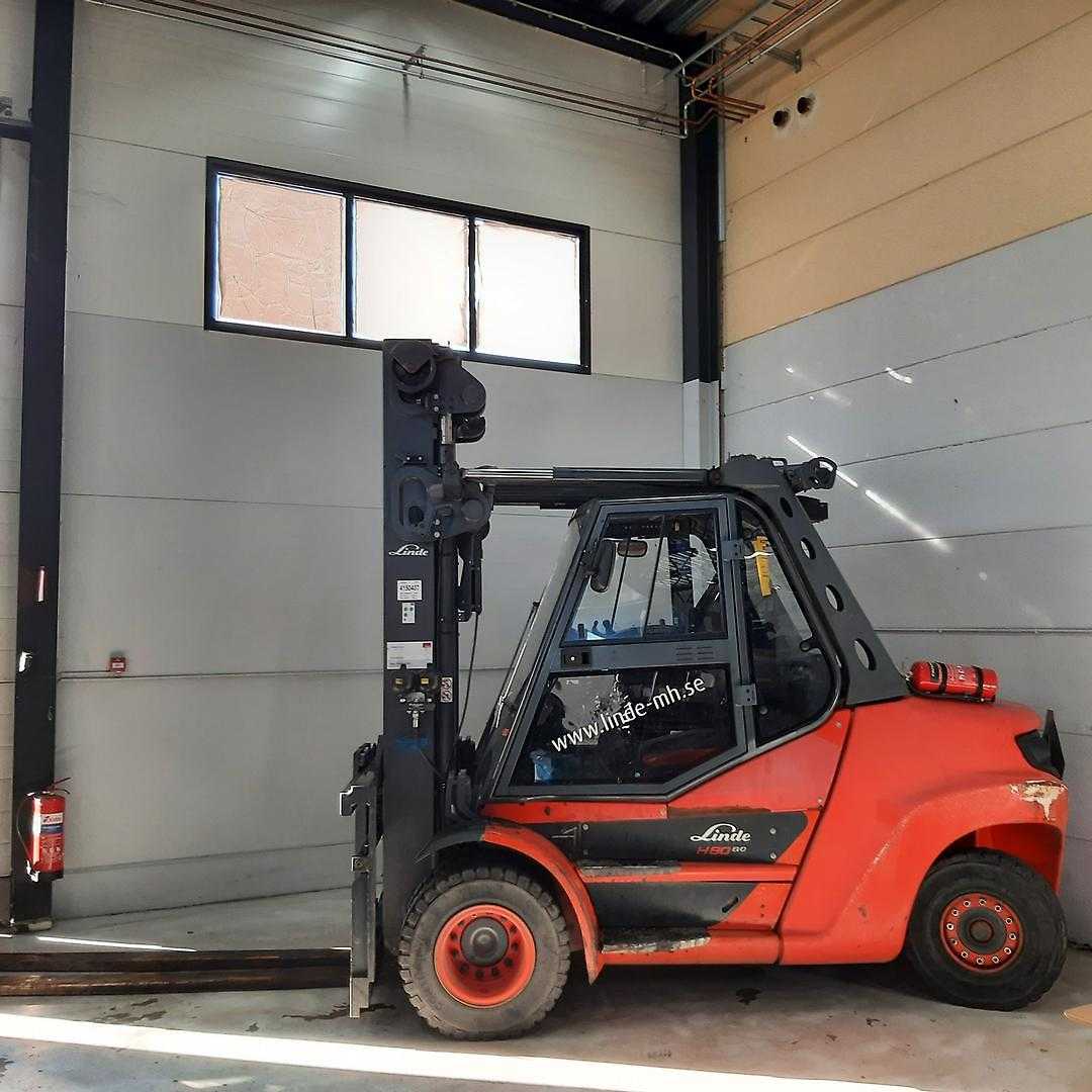 Wózki widłowe używane LINDE H80D/900 DIESEL VIERRADFRONTSTAPLER (13068689)