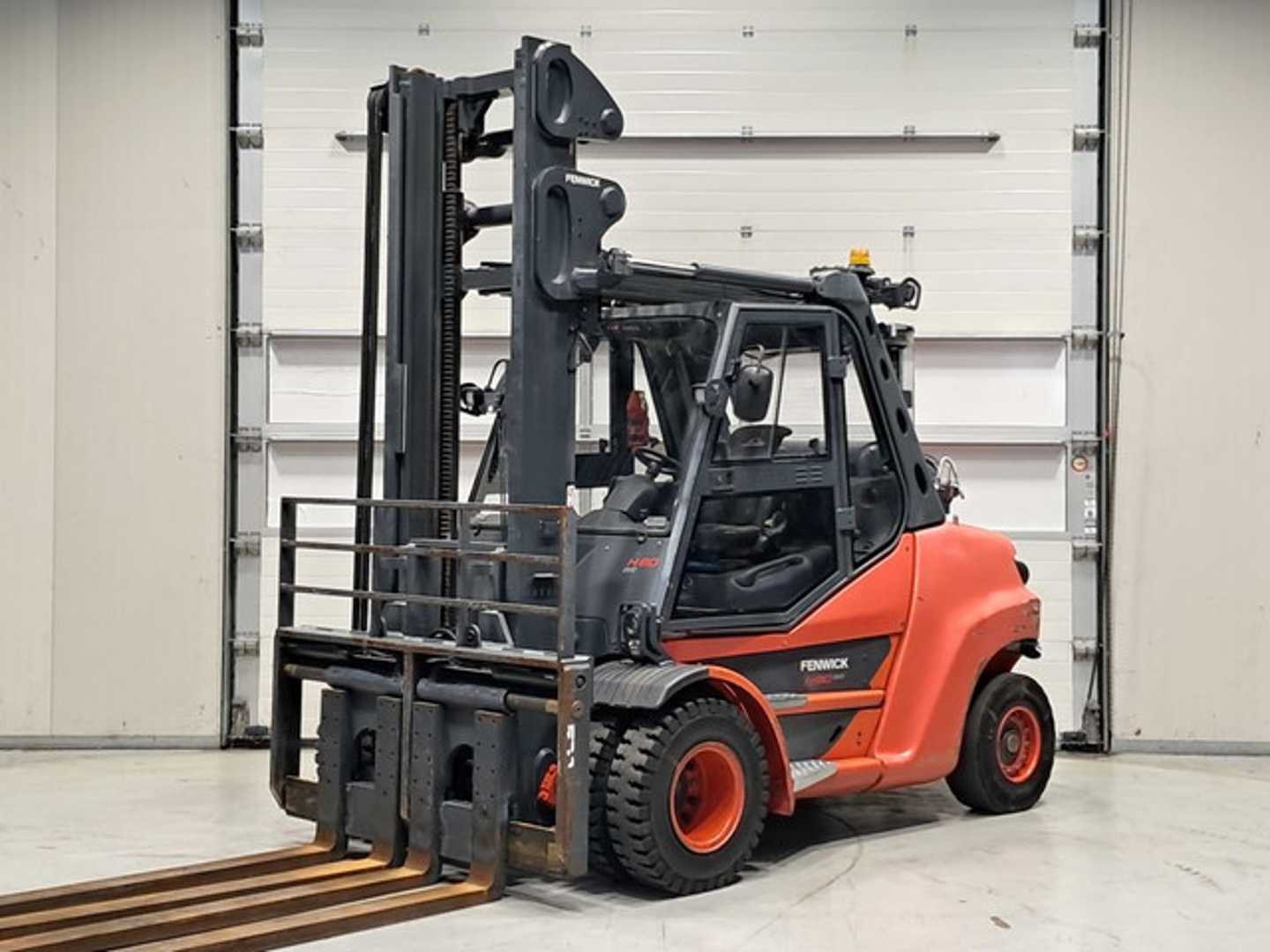 Wózki widłowe używane LINDE H80T-03/900 GAS VIERRADFRONTSTAPLER (13050340)