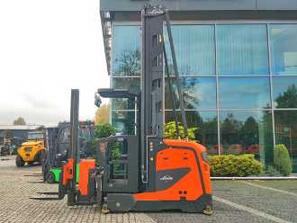 Wózki widłowe używane LINDE K ELEKTRO HOCHREGALSCHMALGANGSTAPLER (13005116)