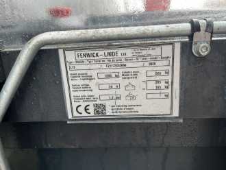 Wózki widłowe używane LINDE L12 ELEKTRO HOCHHUBWAGENDEICHSEL (13075463)
