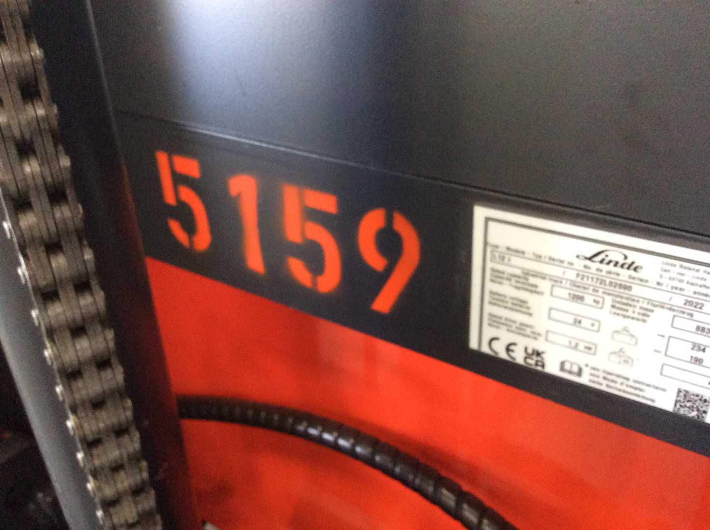 Wózki widłowe używane LINDE L12I ELEKTRO HOCHHUBWAGENDEICHSEL (13049905)