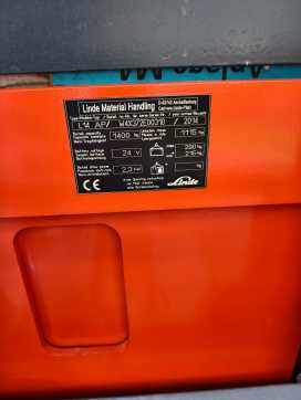 Wózki widłowe używane LINDE L14 AP ELEKTRO HOCHHUBWAGENDEICHSEL (13072786)