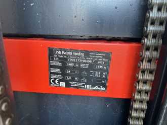 Wózki widłowe używane LINDE L14 ELEKTRO HOCHHUBWAGENDEICHSEL (13067520)