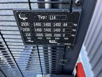 Wózki widłowe używane LINDE L14 ELEKTRO HOCHHUBWAGENDEICHSEL (13075958)