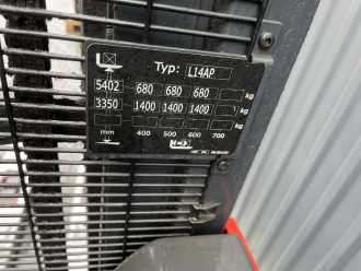 Wózki widłowe używane LINDE L14AP ELEKTRO HOCHHUBWAGENFAHRERSTAND (13044627)