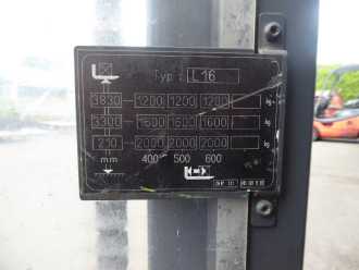 Wózki widłowe używane LINDE L16 ELEKTRO HOCHHUBWAGENDEICHSEL (13044559)