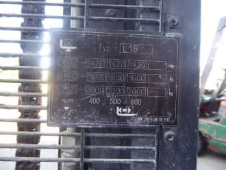 Wózki widłowe używane LINDE L16 ELEKTRO HOCHHUBWAGENDEICHSEL (13055357)