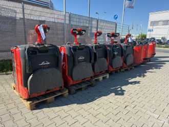 Wózki widłowe używane LINDE Linde 3x N 20 5x T 20 AP Paket Preis 4900€ ELEKTRO NIEDERHUBKOMMISSIONIERER (13038534) backdrop
