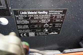Wózki widłowe używane LINDE N 20 - 2015 ELEKTRO NIEDERHUBWAGENFAHRERSTAND (12761137)