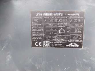 Wózki widłowe używane LINDE P80 ELEKTRO SCHLEPPER (13022833)