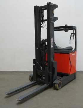 Wózki widłowe używane LINDE R 12 B 1120 ELEKTRO SCHUBMASTSTAPLER (12947903)