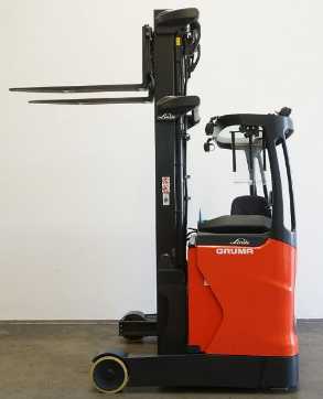 Wózki widłowe używane LINDE R 12 B 1120 ELEKTRO SCHUBMASTSTAPLER (13070901)