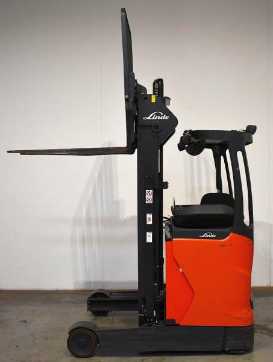 Wózki widłowe używane LINDE R 16 1120 ELEKTRO SCHUBMASTSTAPLER (12960759)