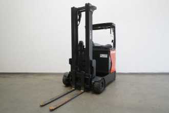 Wózki widłowe używane LINDE R 16 G 1120-01 ELEKTRO SCHUBMASTSTAPLER (13042877)