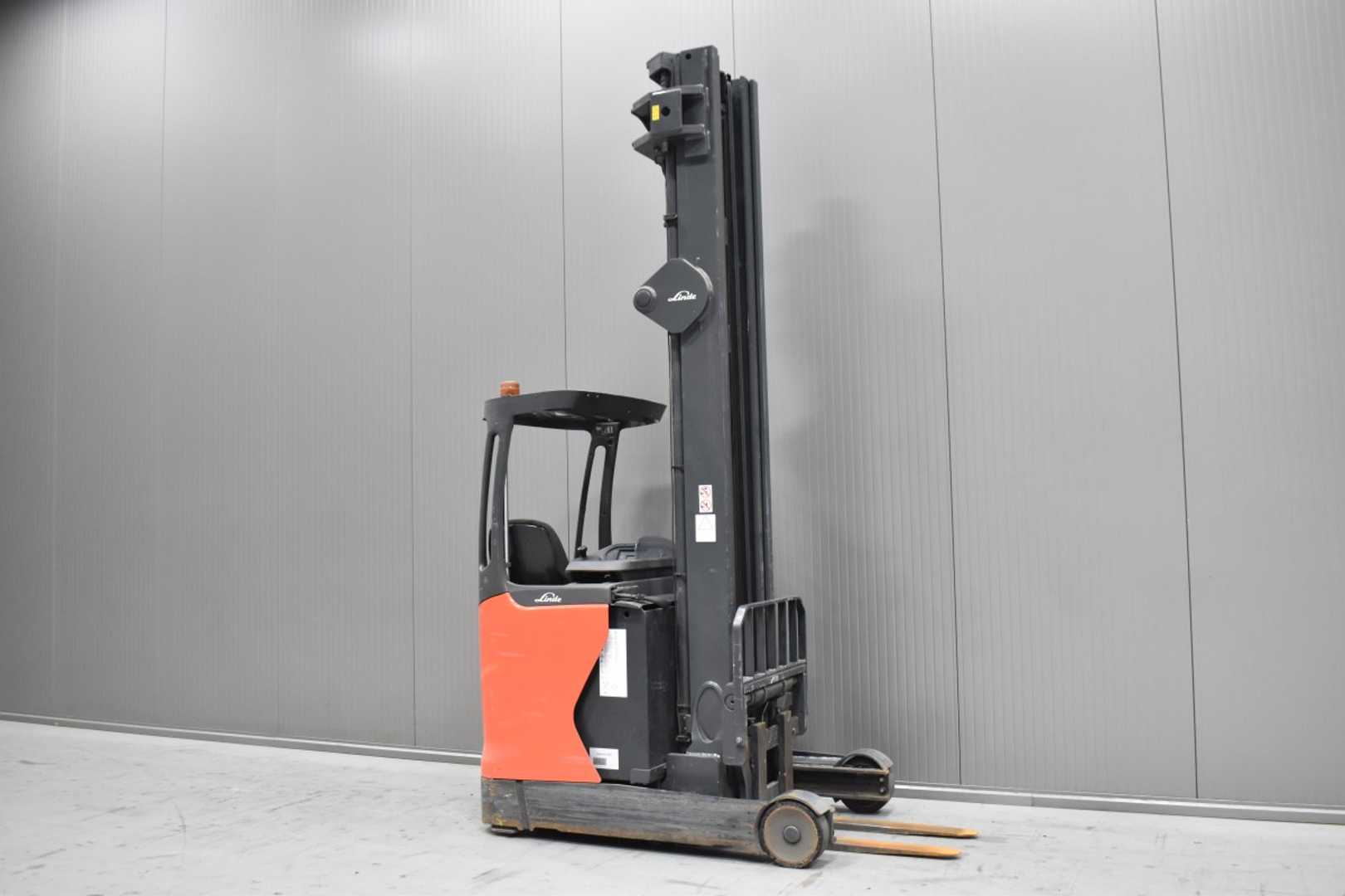 Wózki widłowe używane LINDE R 16 NHD - 01 /58598/ ELEKTRO SCHUBMASTSTAPLER (13071183)