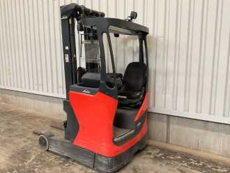 Wózki widłowe używane LINDE R10B-01 BR1120 ELEKTRO SCHUBMASTSTAPLER (13067047)