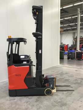 Wózki widłowe używane LINDE R10B ELEKTRO SCHUBMASTSTAPLER (12895728)