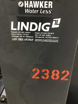 Wózki widłowe używane LINDE R10B ELEKTRO SCHUBMASTSTAPLER (12895728)