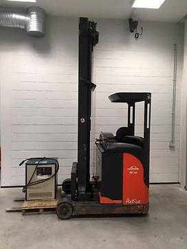 Wózki widłowe używane LINDE R14/115 ELEKTRO SCHUBMASTSTAPLER (12206302) backdrop