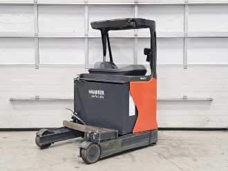 Wózki widłowe używane LINDE R14 HD-01 ELEKTRO SCHUBMASTSTAPLER (13053927) backdrop