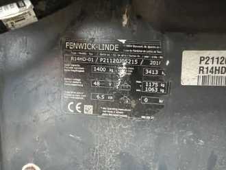 Wózki widłowe używane LINDE R14HD-01 ELEKTRO SCHUBMASTSTAPLER (13002825)