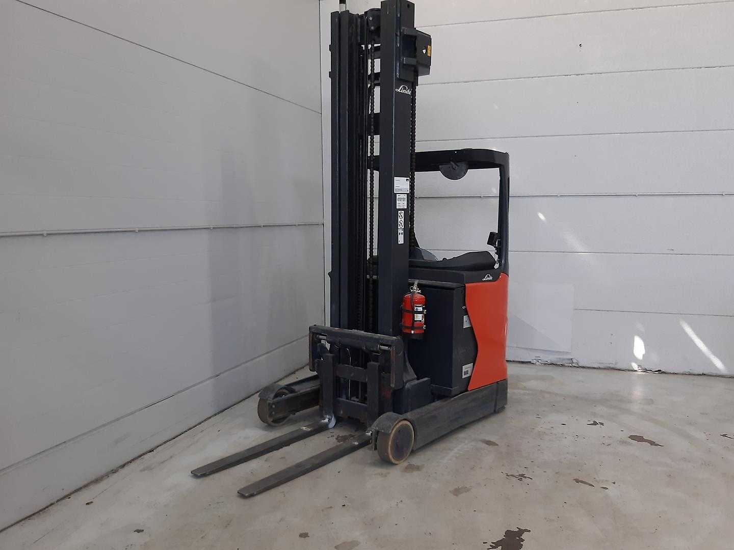 Wózki widłowe używane LINDE R14HD-01 ELEKTRO SCHUBMASTSTAPLER (13041524)