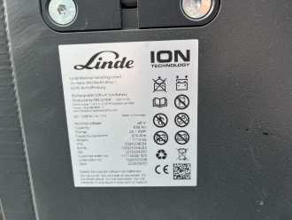 Wózki widłowe używane LINDE R14HD-01 ELEKTRO SCHUBMASTSTAPLER (13072651)