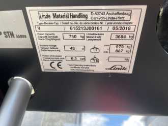 Wózki widłowe używane LINDE V ELEKTRO HOCHHUBKOMMISSIONIERER (13050573)