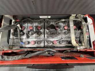 Wózki widłowe używane LINDE V08-02-1110 ELEKTRO NIEDERHUBKOMMISSIONIERER (13013216)