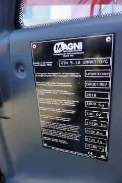 Wózki widłowe używane MAGNI RTH 5.18 S DIESEL TELESKOPARMSTAPLER (12979537)