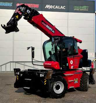 Wózki widłowe używane MANITOU MRT 1845 VISION 360 115D ST5 S1 WEITERE TELESKOPARMSTAPLER (13066150)