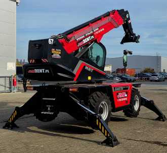 Wózki widłowe używane MANITOU MRT 1845 VISION 360 115D ST5 S1 WEITERE TELESKOPARMSTAPLER (13066150)