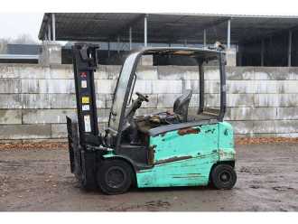 Wózki widłowe używane MITSUBISHI FB35N ELEKTRO VIERRADFRONTSTAPLER (13047545) backdrop