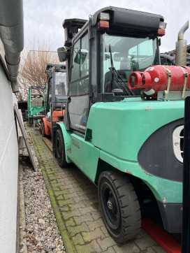 Wózki widłowe używane MITSUBISHI FG 50 K GAS VIERRADFRONTSTAPLER (12863941)