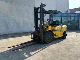 Wózki widłowe używane MITSUBISHI FG40 GAS VIERRADFRONTSTAPLER (13047540) backdrop