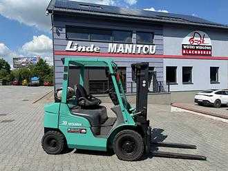 Wózki widłowe używane MITSUBISHI Mitsubishi FGE20T Petrol/LPG Forklift, FRONT and REAR Lights, Turn Signals BENZIN VIERRADFRONTSTAPLER (12999450)